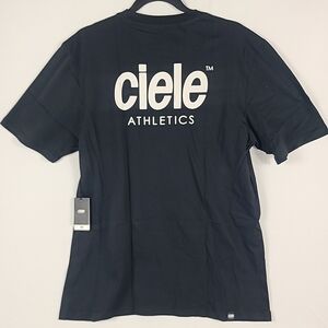 NWT Ciele Athletics Unisex U-ORT Whitaker Black T-Shirt Size XXS Retail $45